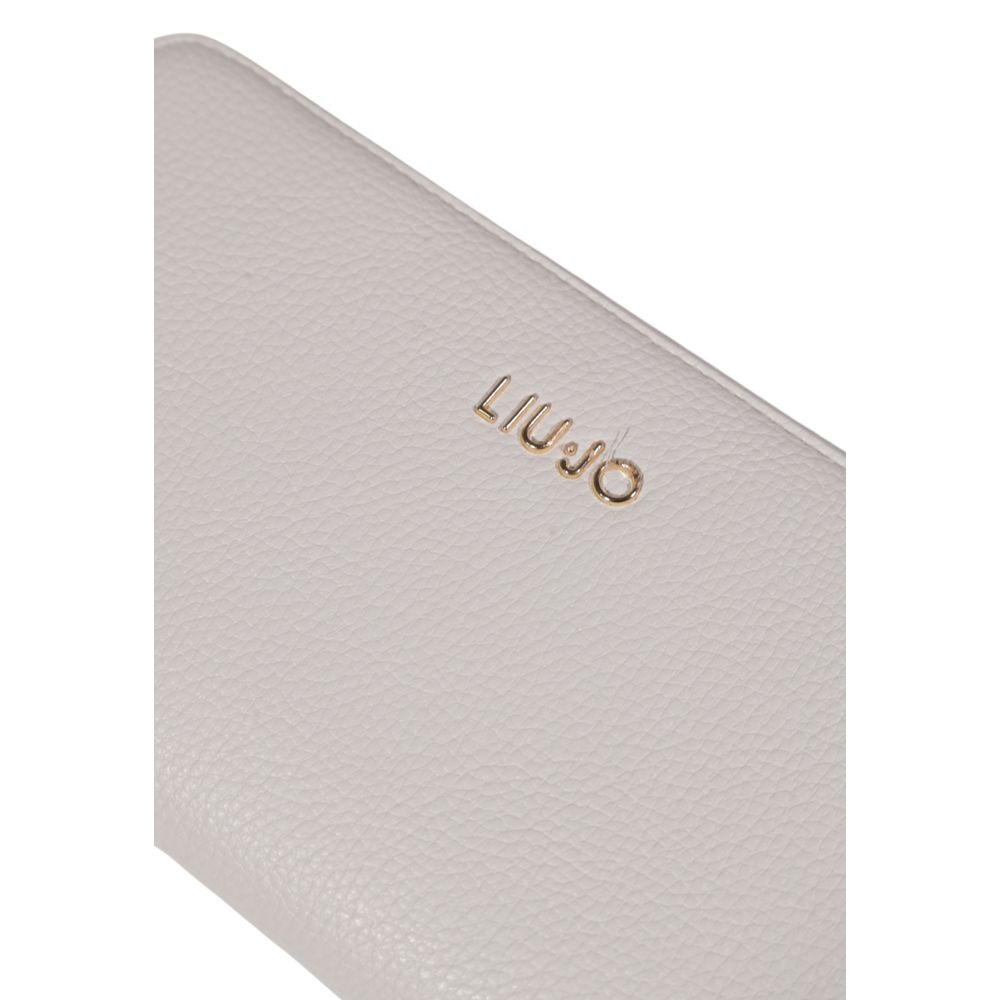 Liu Jo Cream Polyethylene tegnebog