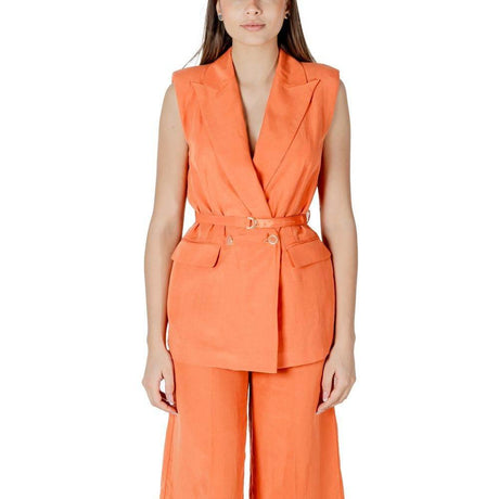 Liu Jo Orange Lyocell Vest - Hilstor
