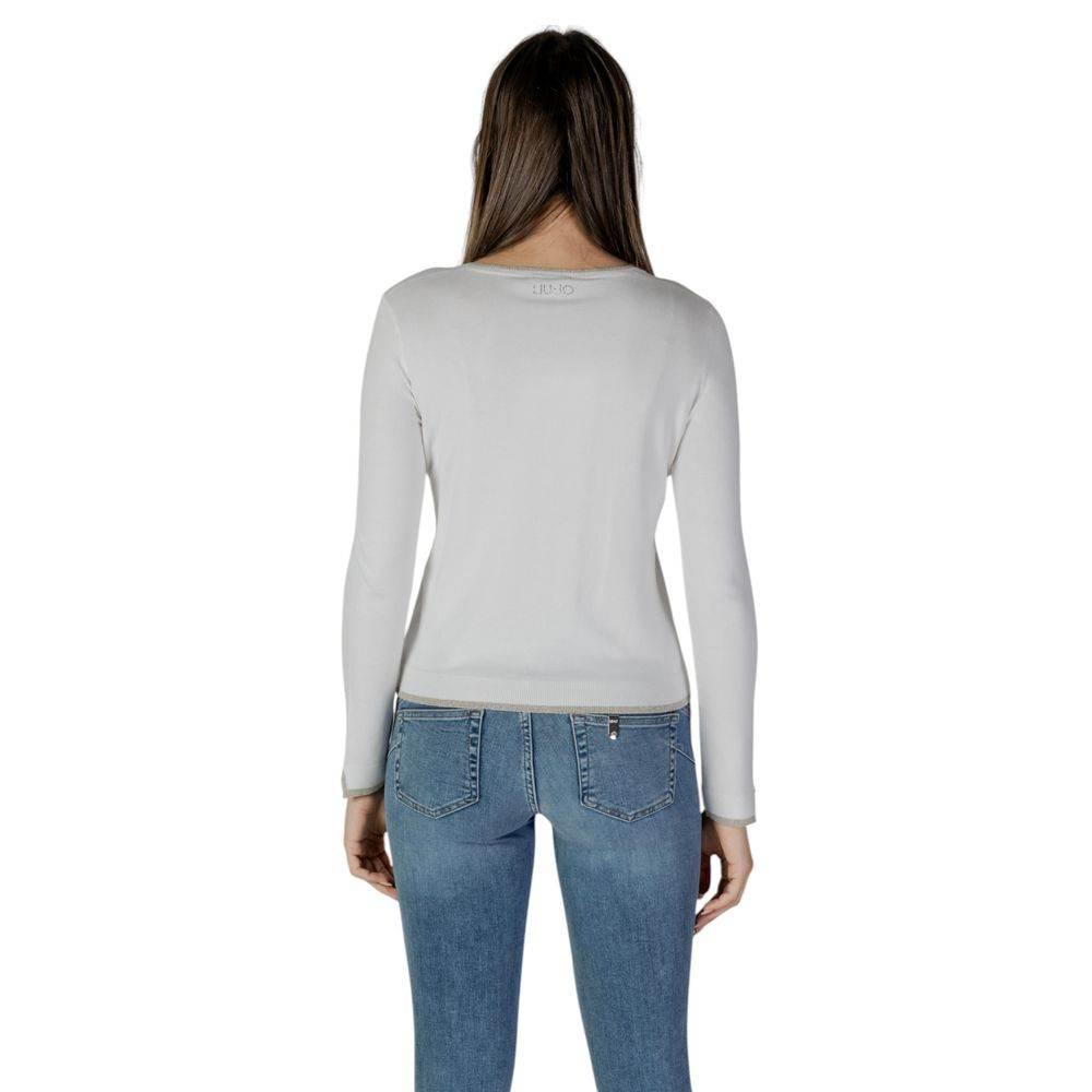 Liu Jo White Viscose Cardigan - Hilstor
