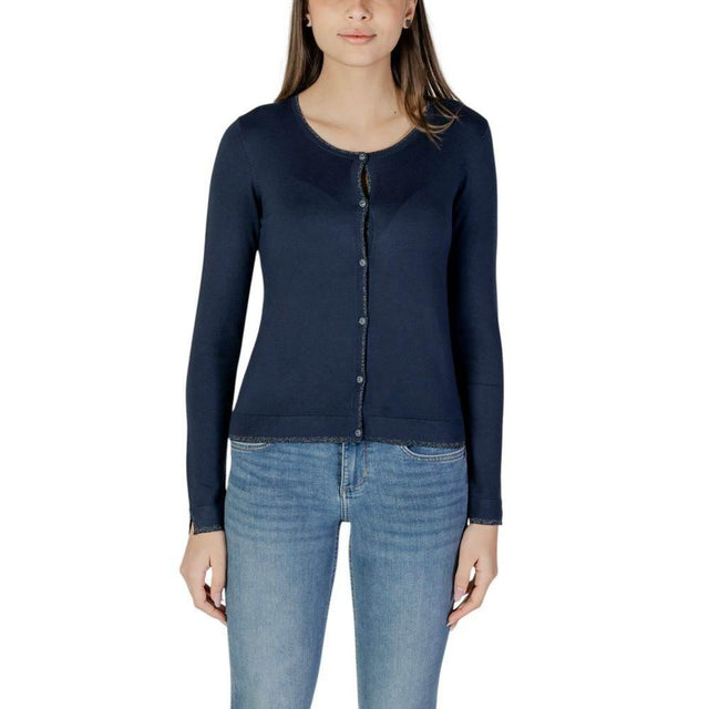 Liu Jo Blue Viscose Cardigan - Hilstor