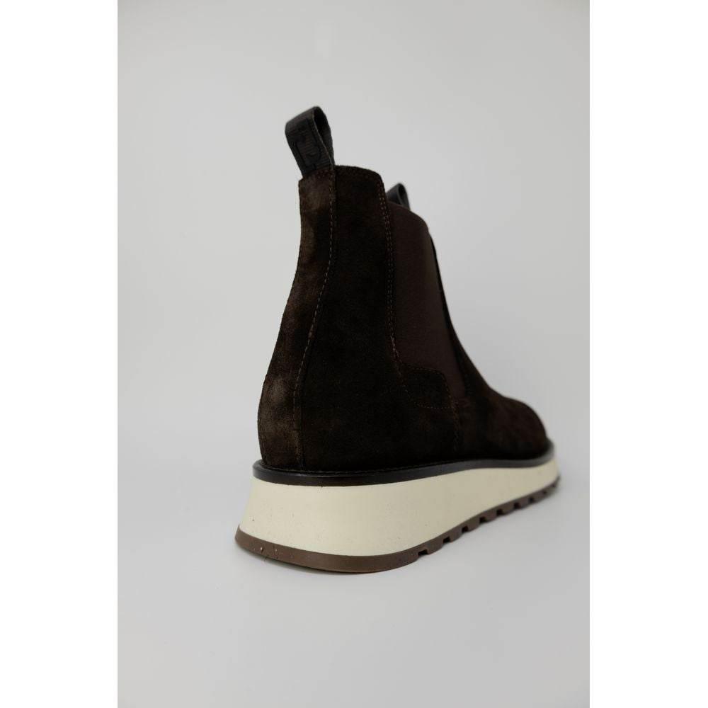 Liu Jo Brown Suede Leather Boot - Hilstor