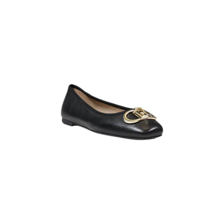 Liu Jo Black Leather Flat Shoe - Hilstor
