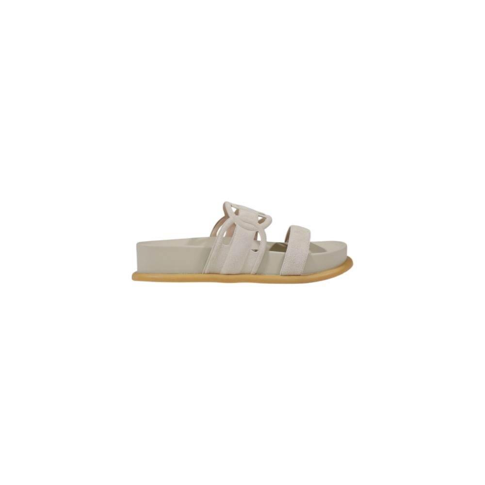 Liu Jo Gray Leather Sandal - Hilstor