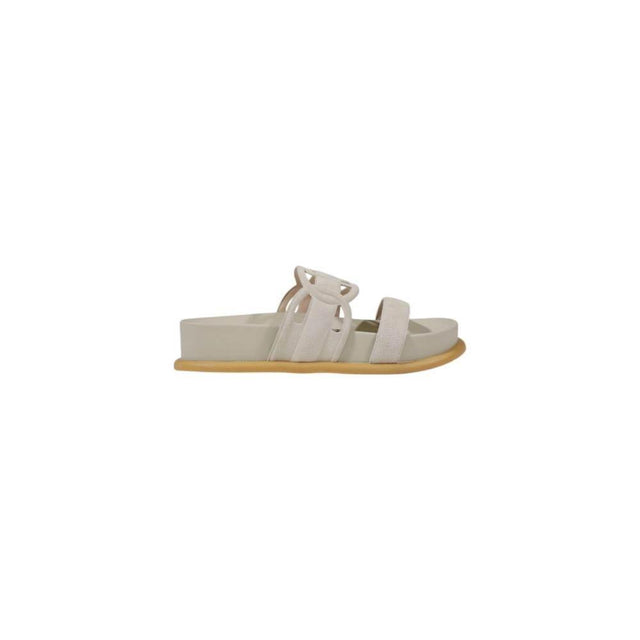 Liu Jo Gray Leather Sandal - Hilstor