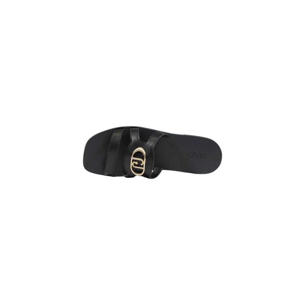 Liu Jo Black Leather Sandal - Hilstor