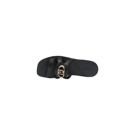 Liu Jo Black Leather Sandal - Hilstor
