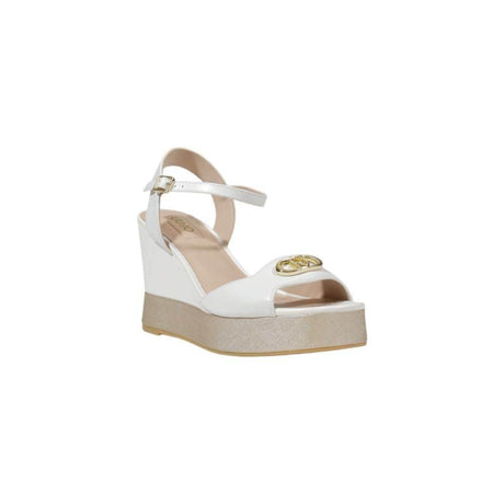 Liu Jo Cream Leather Sandal - Hilstor
