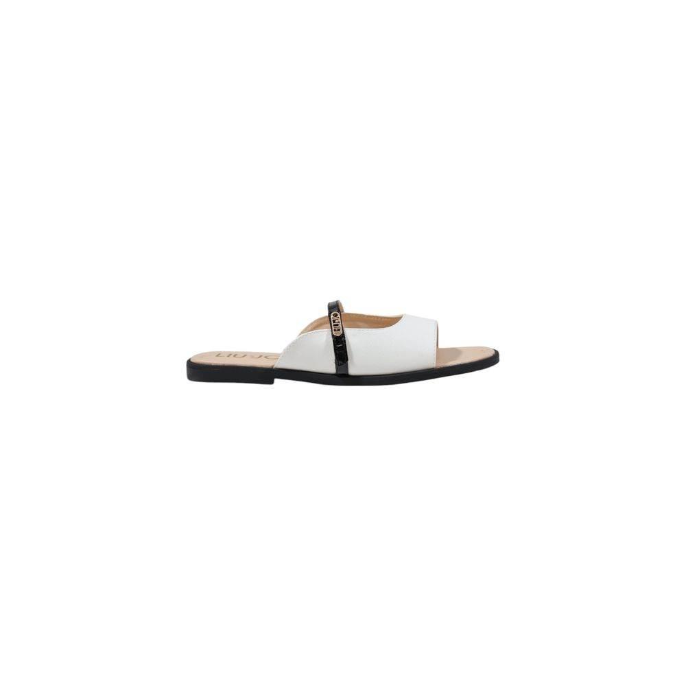 Liu Jo Black And White Polyethylene Sandal - Hilstor