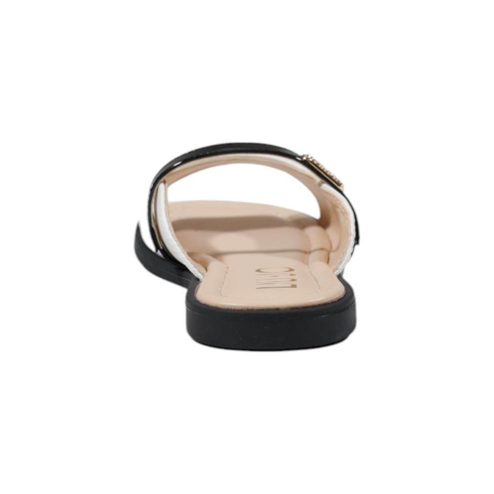 Liu Jo Black And White Polyethylene Sandal - Hilstor