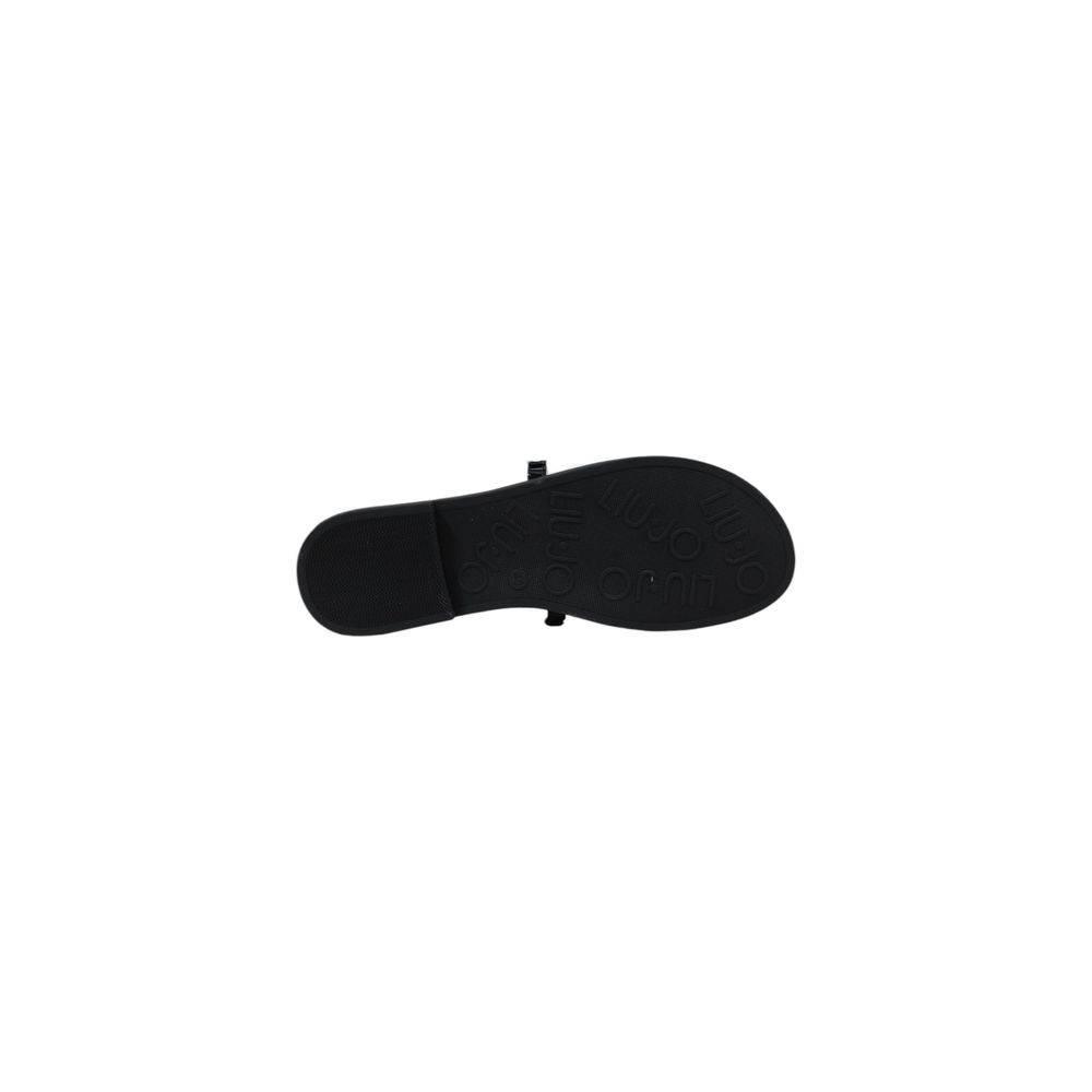Liu Jo Black And White Polyethylene Sandal - Hilstor