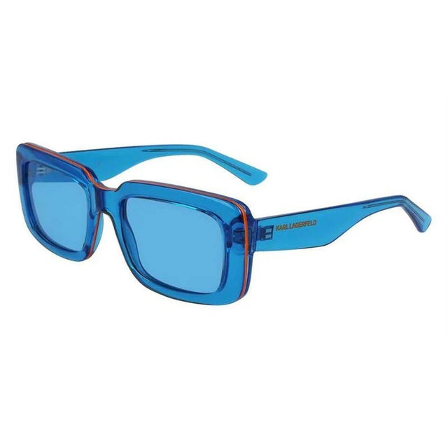 Karl Lagerfeld Blue Injected Sunglasses - Hilstor
