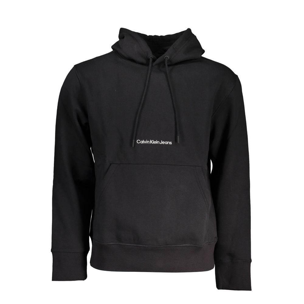 Calvin Klein Black Cotton Men Sweater - Hilstor