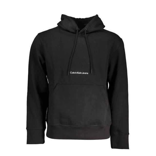 Calvin Klein Black Cotton Men Sweater - Hilstor