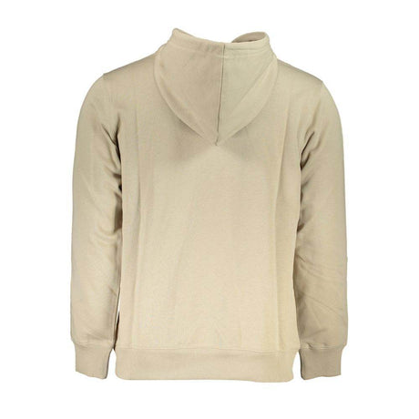 Calvin Klein Beige Hooded Cotton Sweatshirt - Hilstor