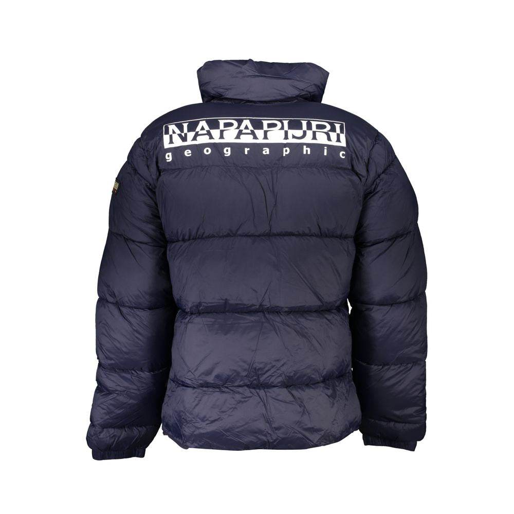 Napapijri Blue Polyamide Men's Jacket - Hilstor