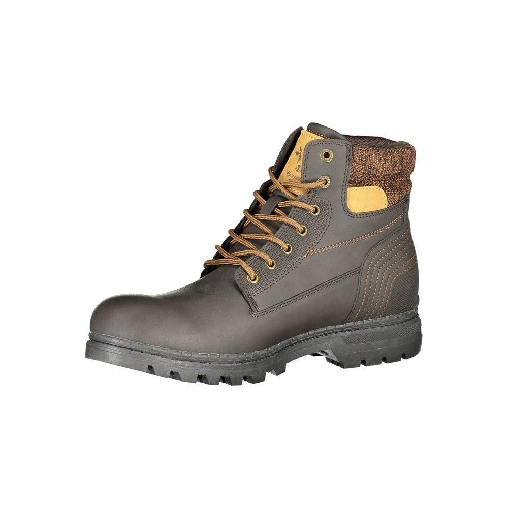 Carrera Elegant Lace-Up Contrast Detail Boots - Hilstor