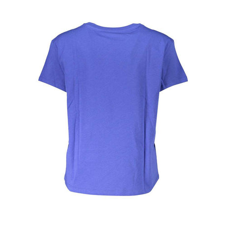 Patrizia Pepe Blue Cotton Women T-Shirt - Hilstor