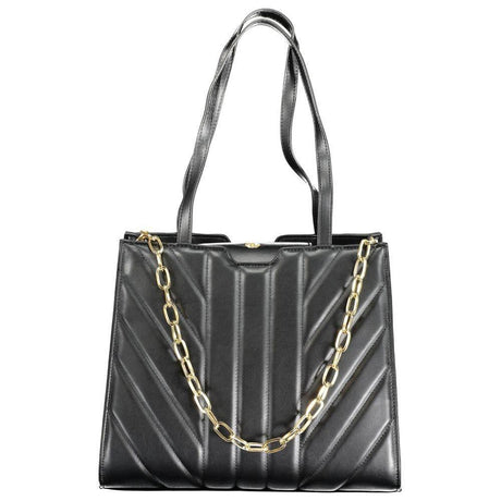 Mario Valentino Black Polyethylene Handbag - Hilstor