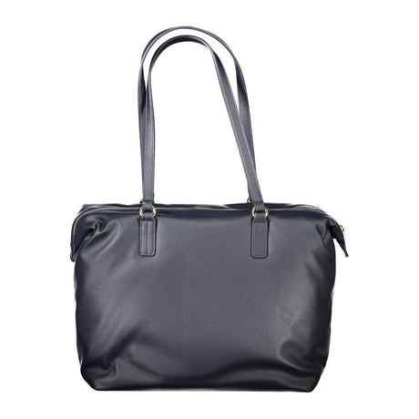 Tommy Hilfiger Blue Polyester Women Handbag - Hilstor