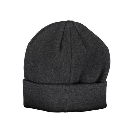 La Martina Black Acrylic Men Cap - Hilstor