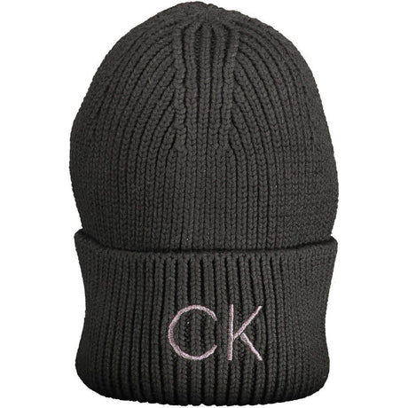 Calvin Klein Black Cotton Women Hat - Hilstor