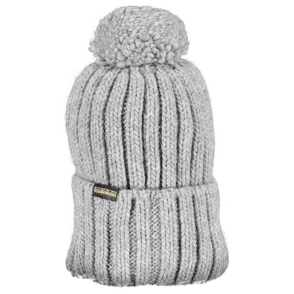 Napapijri Gray Acrylic Men Hat - Hilstor