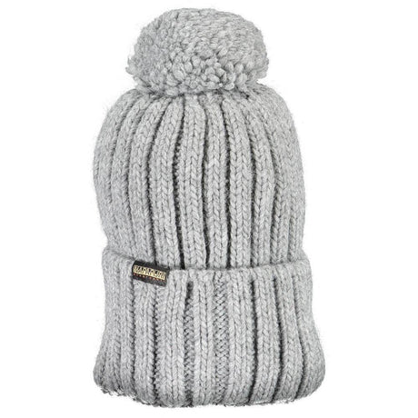Napapijri Gray Acrylic Men Hat - Hilstor
