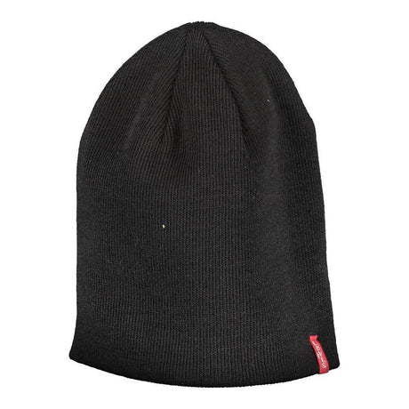 Levi's Black Acrylic Men Cap - Hilstor
