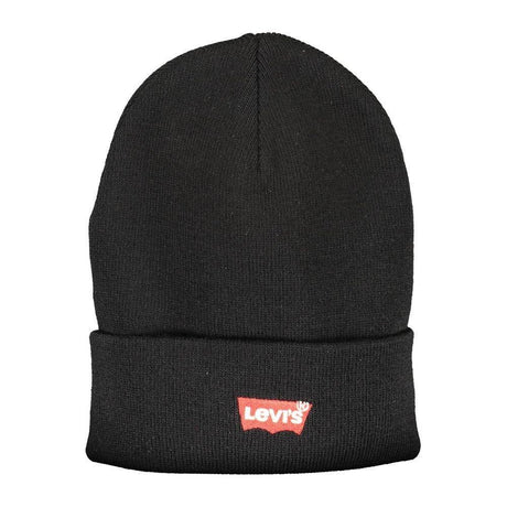 Levi's Black Acrylic Men Cap - Hilstor