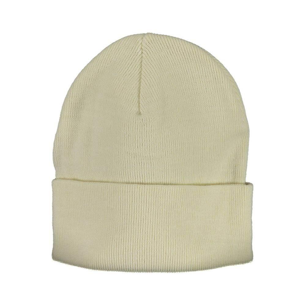 Levi's White Acrylic Women Hat - Hilstor