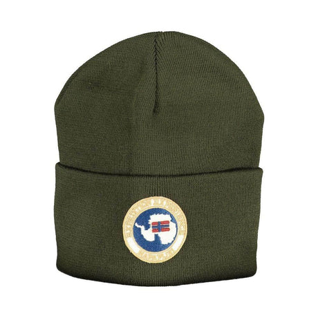 Napapijri Green Acrylic Hats & Cap - Hilstor