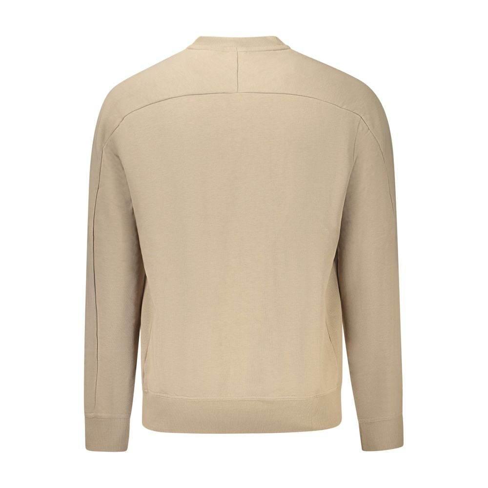 Hugo Boss Beige Cotton Men Sweater - Hilstor