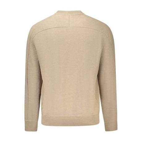Hugo Boss Beige Cotton Men Sweater - Hilstor