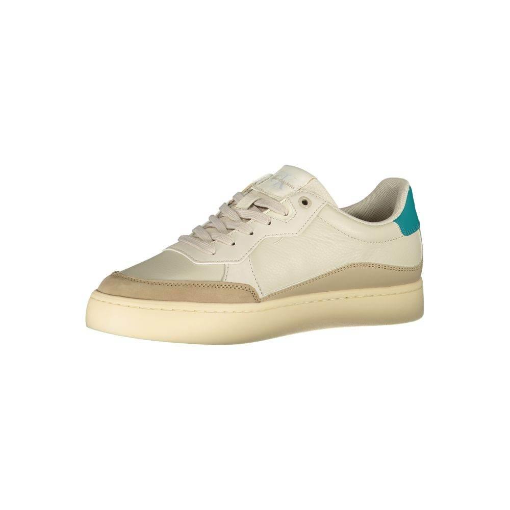 Calvin Klein Beige Polyester Sneaker - Hilstor