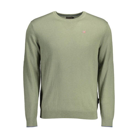 Napapijri Green Wool Men Sweater - Hilstor