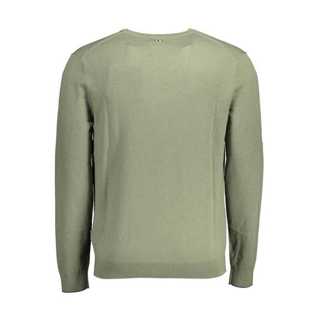 Napapijri Green Wool Men Sweater - Hilstor