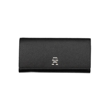 Tommy Hilfiger Black Polyethylene Women Wallet - Hilstor