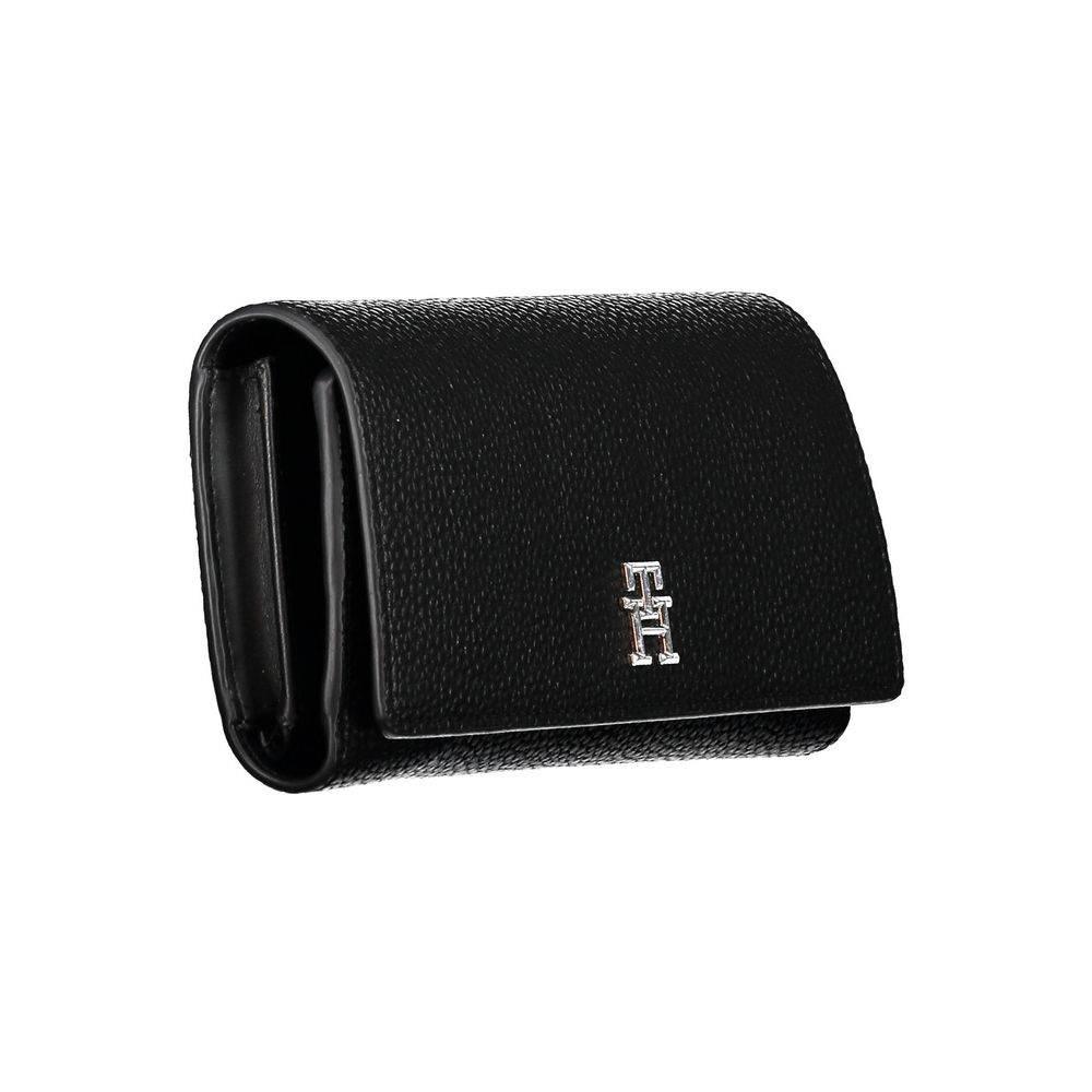 Tommy Hilfiger Black Polyethylene Women Wallet - Hilstor