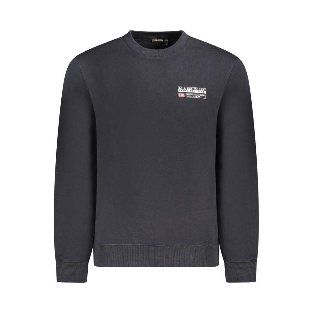 Napapijri Black Cotton Men Sweater - Hilstor