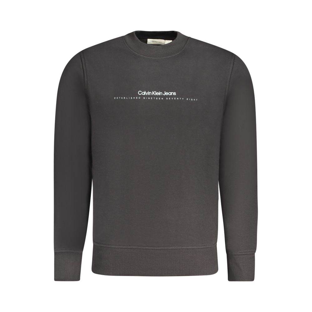 Calvin Klein Black Cotton Men Sweater - Hilstor