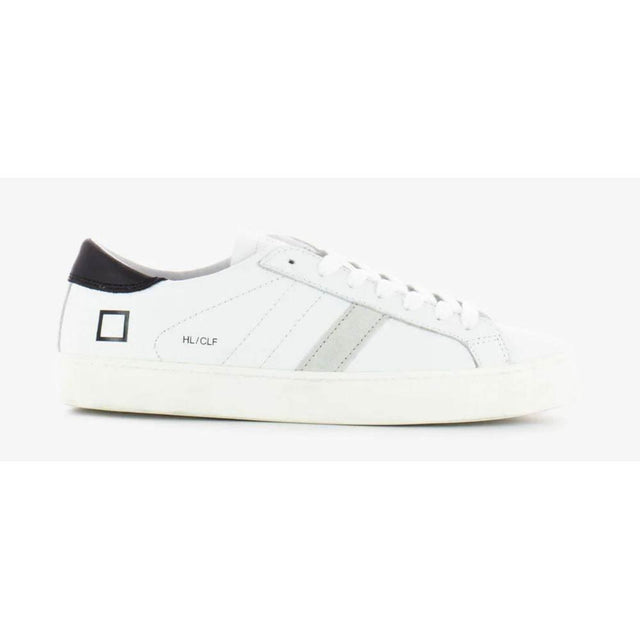 D.A.T.E White Leather Sneaker - Hilstor