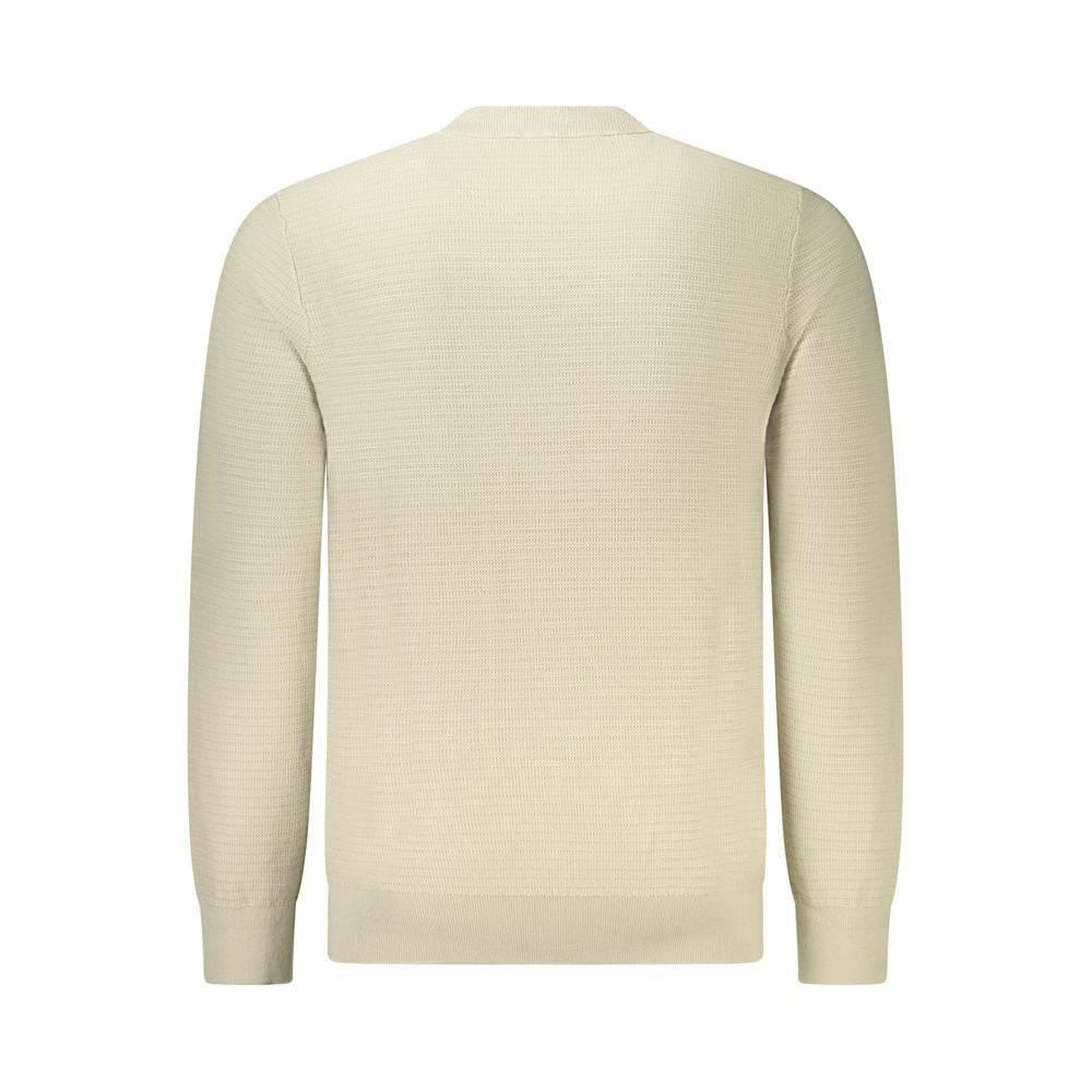 Hugo Boss Beige Cotton Men Sweater - Hilstor