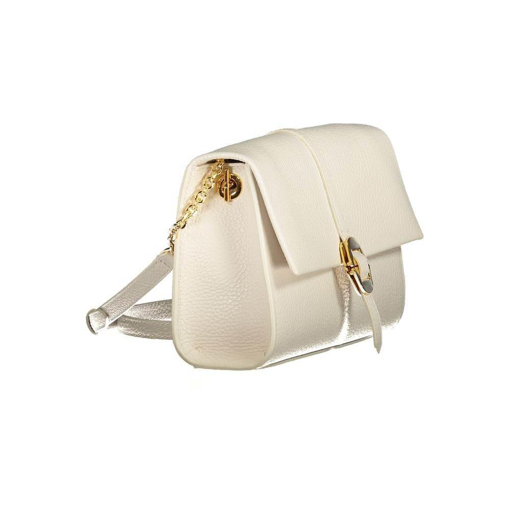 Coccinelle White Leather Handbag - Hilstor