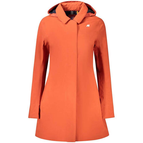 K-WAY Red Polyester Women Coat - Hilstor