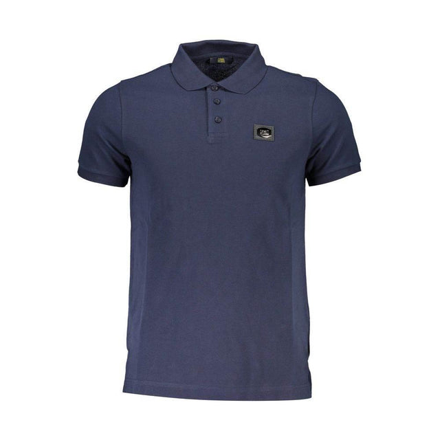 Cavalli Class Blue Cotton Men Polo Shirt - Hilstor