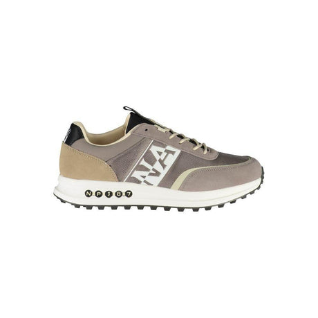 Napapijri Sleek Laced Sports Sneakers with Contrast Accents - Hilstor