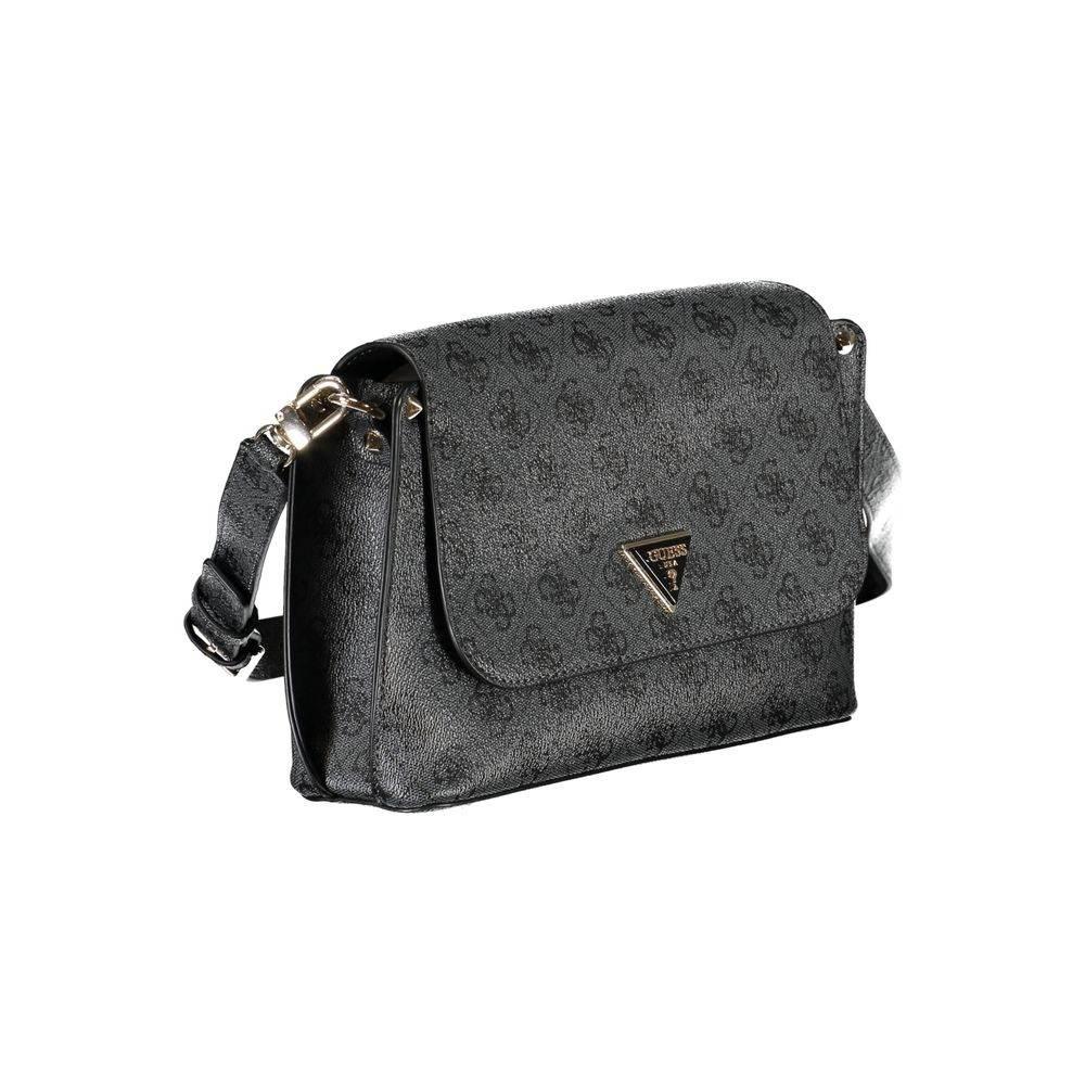 Guess Jeans Black Polyethylene Handbag - Hilstor