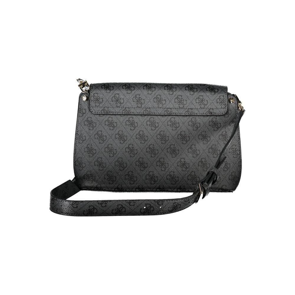 Guess Jeans Black Polyethylene Handbag - Hilstor