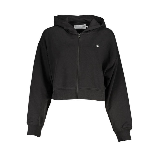 Calvin Klein Black Cotton Women Sweater - Hilstor