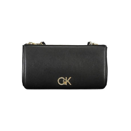 Calvin Klein Black Polyester Handbag - Hilstor